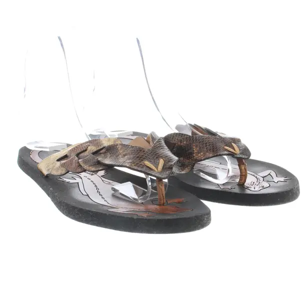 Sandalen, in Braun, Bottega Veneta