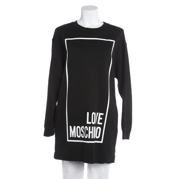 Felpa, in Nero, Cotone, Amore Moschino