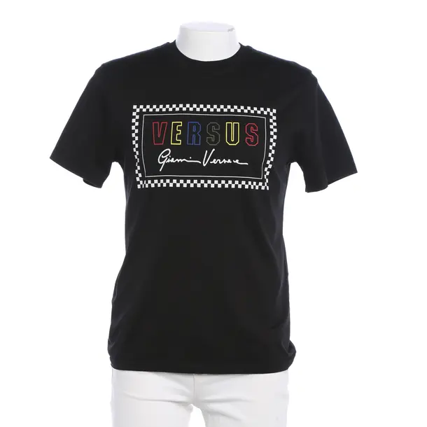 Maglietta, in Nero, Cotone, Versace