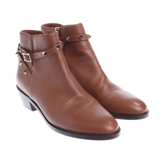 Ankle Boots, in Light Brown, Valentino