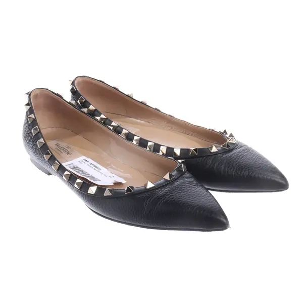 Ballet Flats, in Black, Valentino