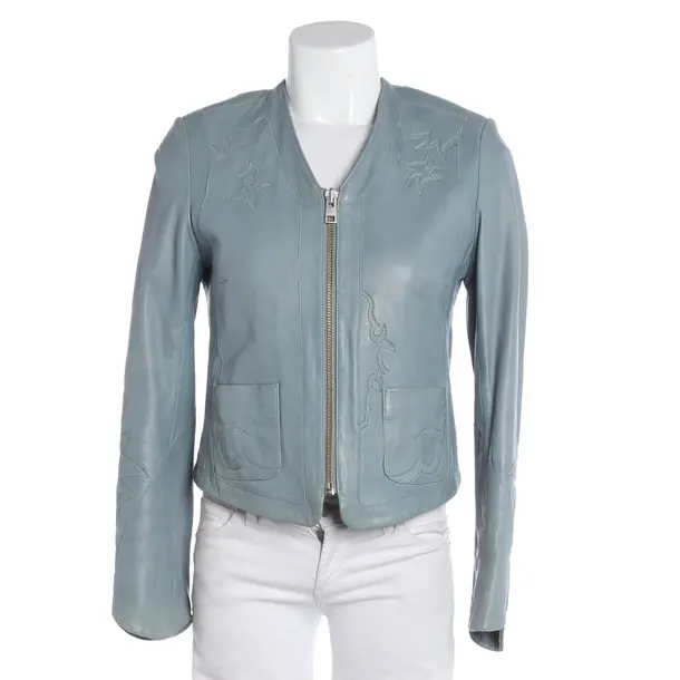 Lederjacke, in Türkis, Leder, Zadig & Voltaire