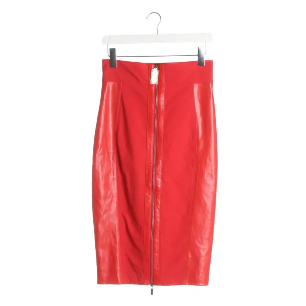 Skirt, in Red, Polyamide, Elisabetta Franchi