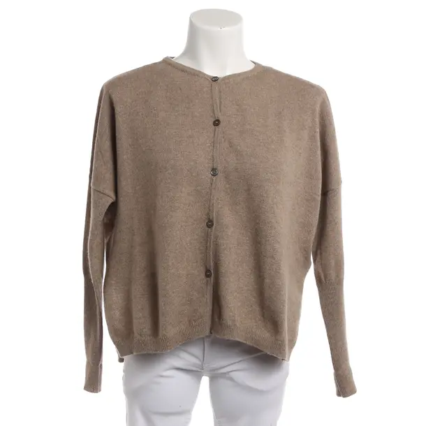 Strickjacke, in Camel, Kaschmir, Lisa Yang