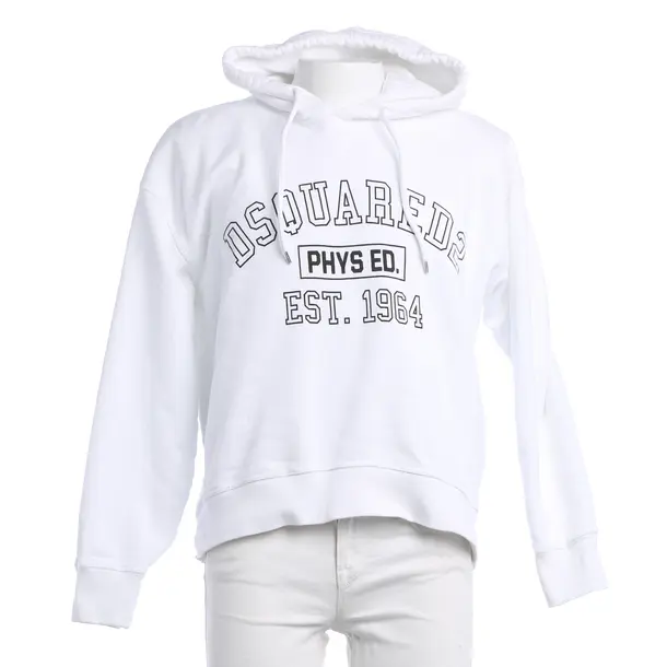 Sweatshirt, in Weiß, Baumwolle, Dsquared