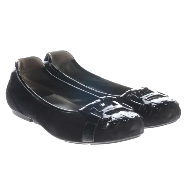 Ballet Flats, in Black, Hogan
