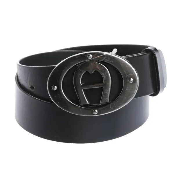 Gürtel, in Schwarz, Leder, Aigner