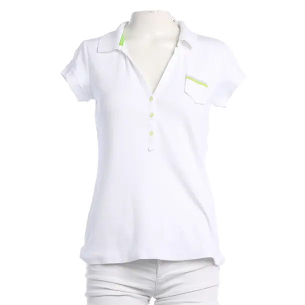 Polo Shirt, in White, Cotton, Marc Cain Sports