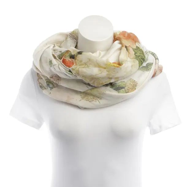 Scarf, in Multicolored, Cotton, Faliero Sarti