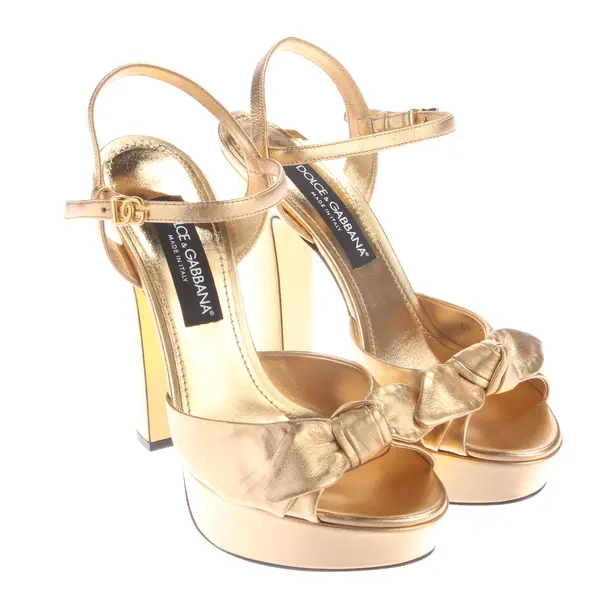 Pumps, in Gold, Dolce & Gabbana