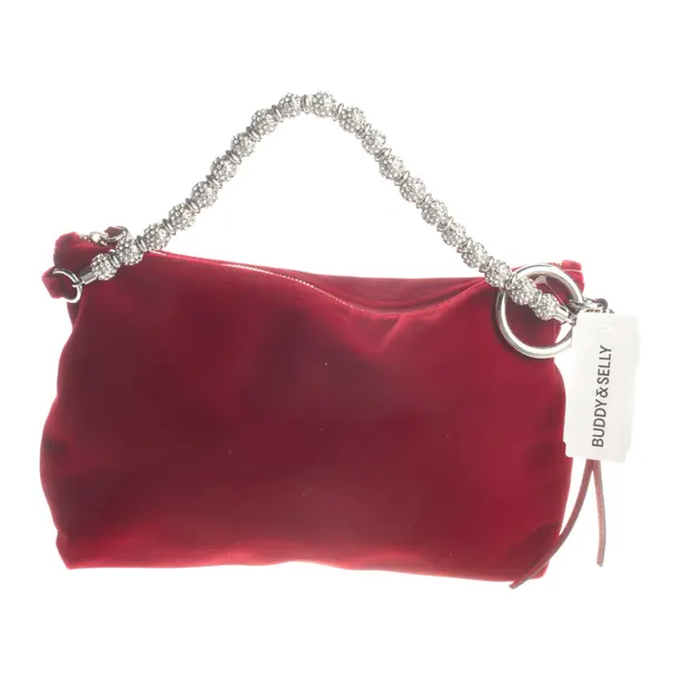 Borsetta, in Rosso, Cotone, Jimmy Choo