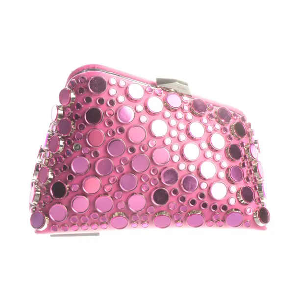 Abendtasche, in Rosa, Leder, The Attico