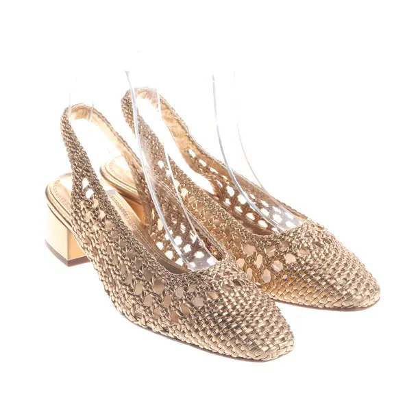 Slingbacks, in Gold, Souliers Martinez