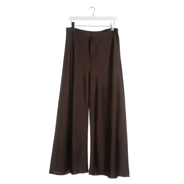 Hose, in Dunkelbraun, Polyester, Norma Kamali