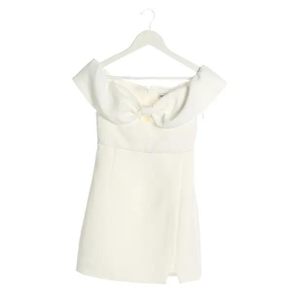 Cocktail Dress, in White, Polyester, self-portrait