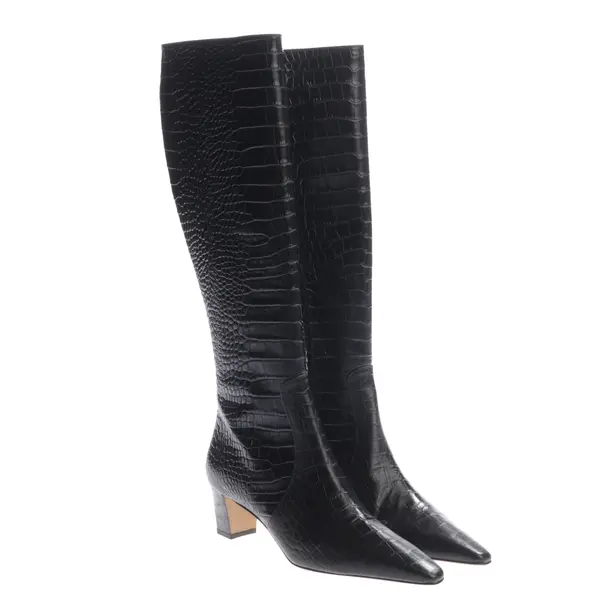 Boots, in Black, Manolo Blahnik