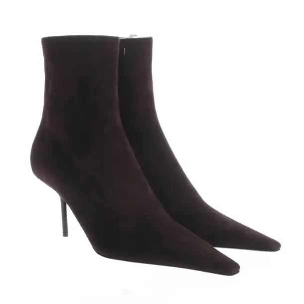 Stiefeletten, in Dunkelbraun, Victoria Beckham