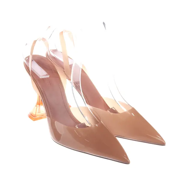 Sandali, in Marrone chiaro, Amina Muaddi