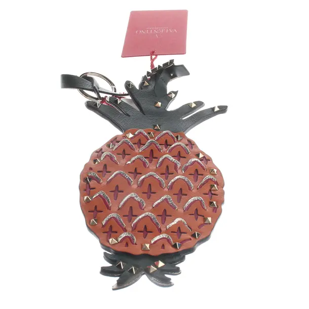 Keyring, in Multicolored, Leather, Valentino