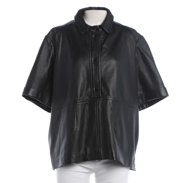 LeatherJacket, in Black, Leather, Munthe