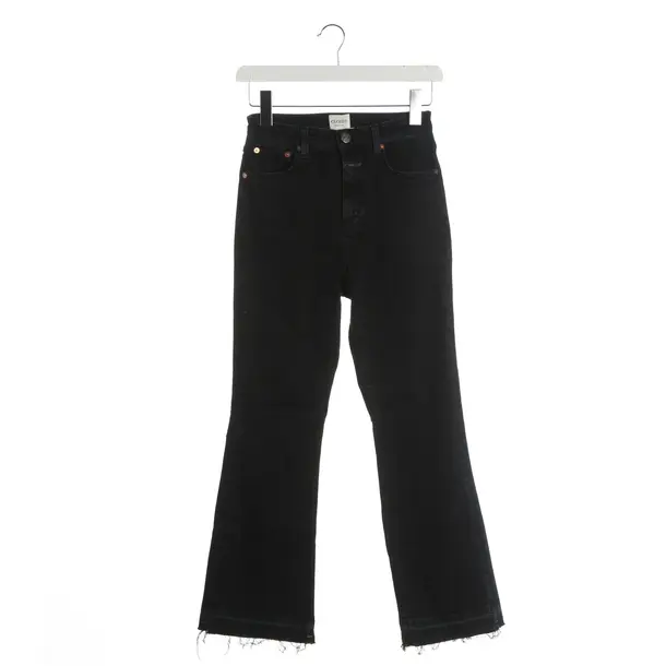 Flared Jeans, in Navy, Cotton, Closed