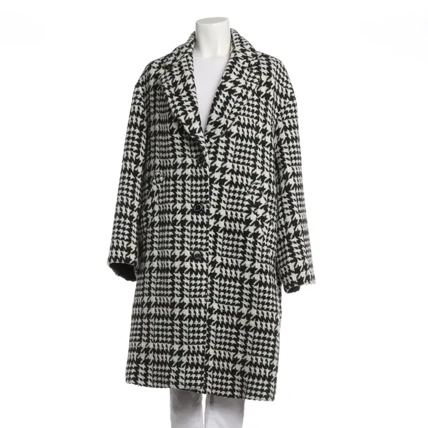 Mid-Season Coat, in Black, Wool, Marc Cain