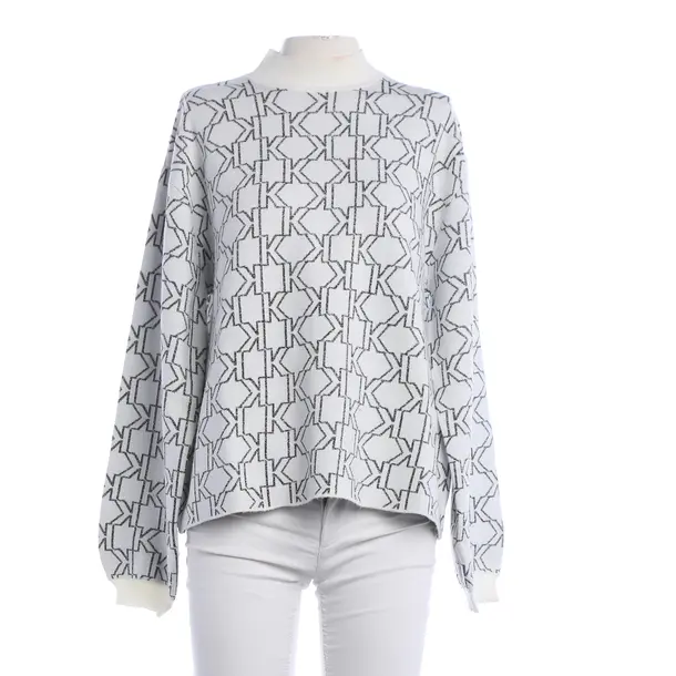 Jumper, in Silver, Polyester, Karl Lagerfeld