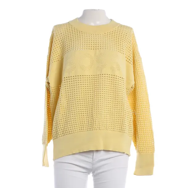 Jumper, in Yellow, Viscose, Hugo Boss Orange
