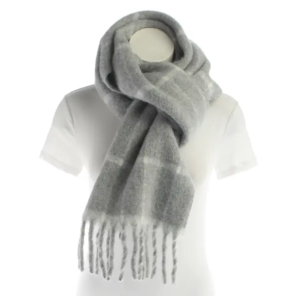 Schal, in Hellgrau, Polyacryl, Drykorn