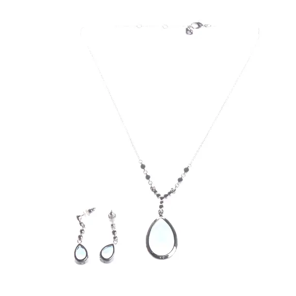 Schmuckset, in Silber, Metall (metallisch, metallisiert), Swarovski