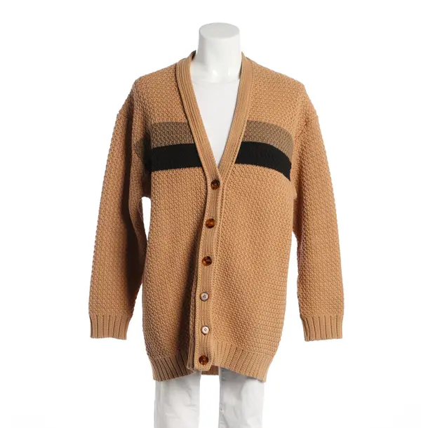 Strickjacke, in Hellbraun, Baumwolle, Fendi