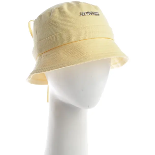 Hat, in Yellow, Cotton, Jacquemus