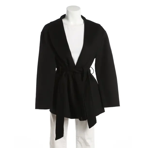 Mid-Season Coat, in Black, Wool, Gant