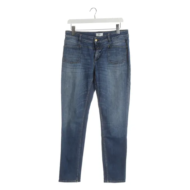 Jeans skinny, in Blu, Cotone, Chiuso