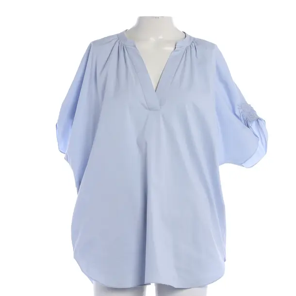 Bluse, in Hellblau, Baumwolle, Steffen Schraut