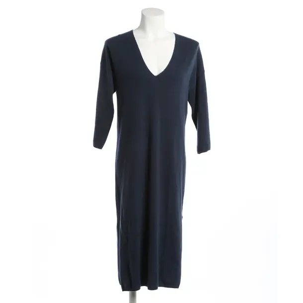 Dress, in Navy, Wool, Allude