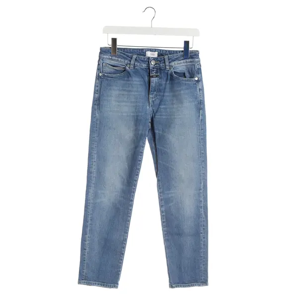 Straight Fit Jeans, in Light Blue, Cotton, Closed