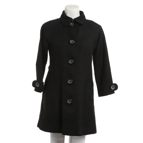 Übergangsmantel, in Schwarz, Wolle, Drykorn