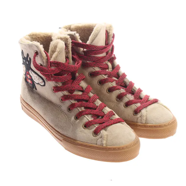High-Top Sneakers, in Light Brown, Gucci