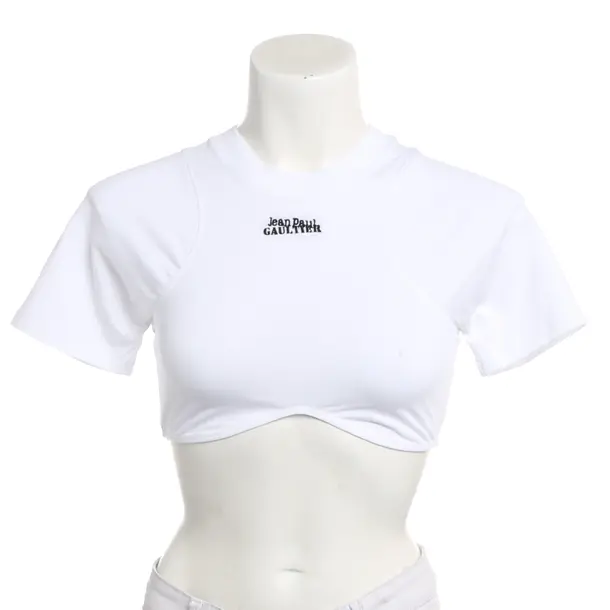 Shirt, in White, Cotton, Jean Paul Gaultier