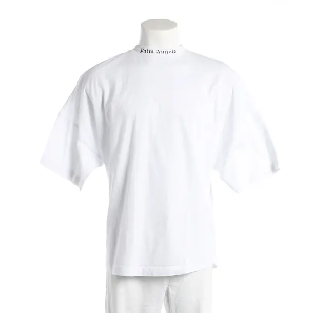 T-Shirt, in White, Cotton, Palm Angels