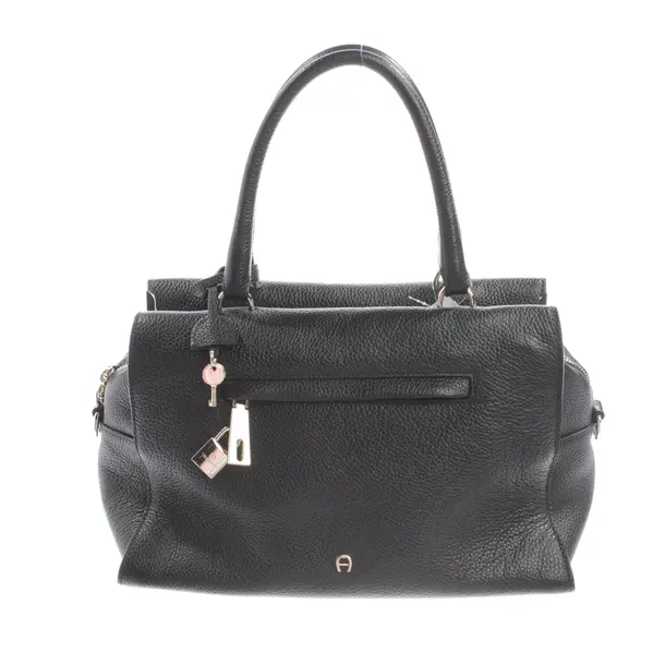 Handbag, in Black, Leather, Aigner