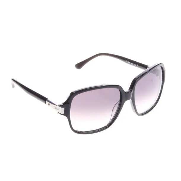 Sonnenbrille, in Schwarz, Kunststoff, Chloé