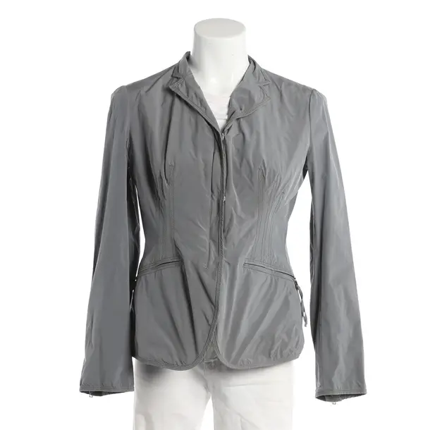 Blazer, in Grau, Polyester, Prada