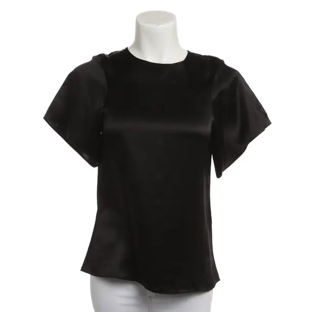 Shirt, in Black, Silk, Totême