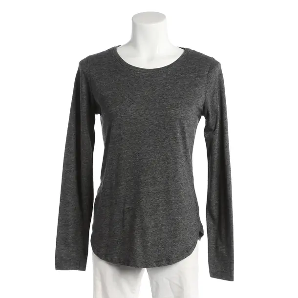 Blouse, in Gray, Cotton, Closed