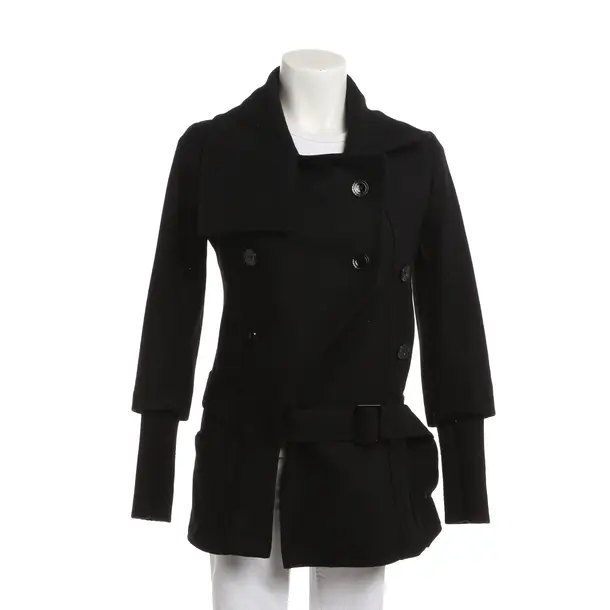 Übergangsmantel, in Schwarz, Wolle, Patrizia Pepe