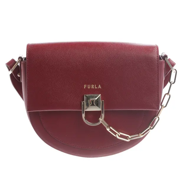 Schultertasche, in Bordeaux, Leder, Furla