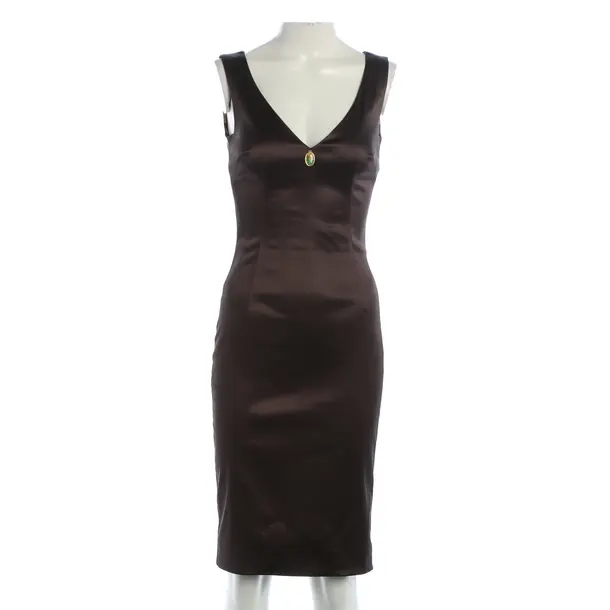Cocktailkleid, in Braun, Baumwolle, Dolce & Gabbana