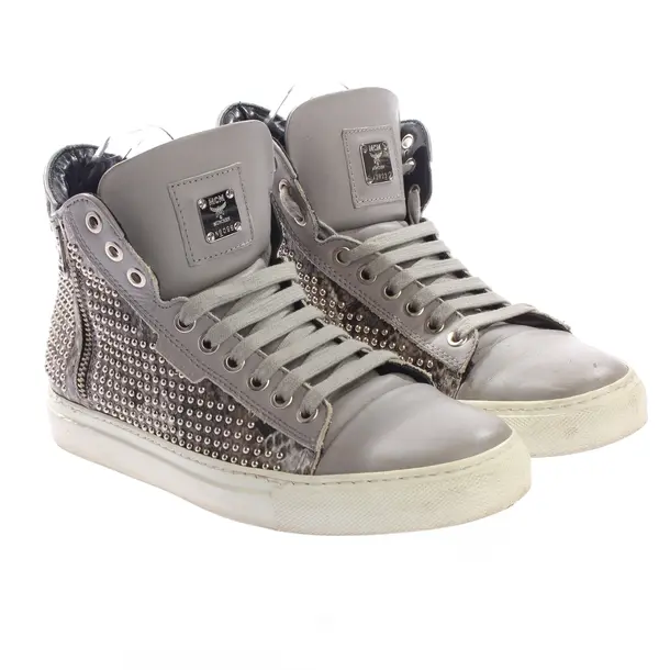 High-Top Sneakers, in Gray, MCM